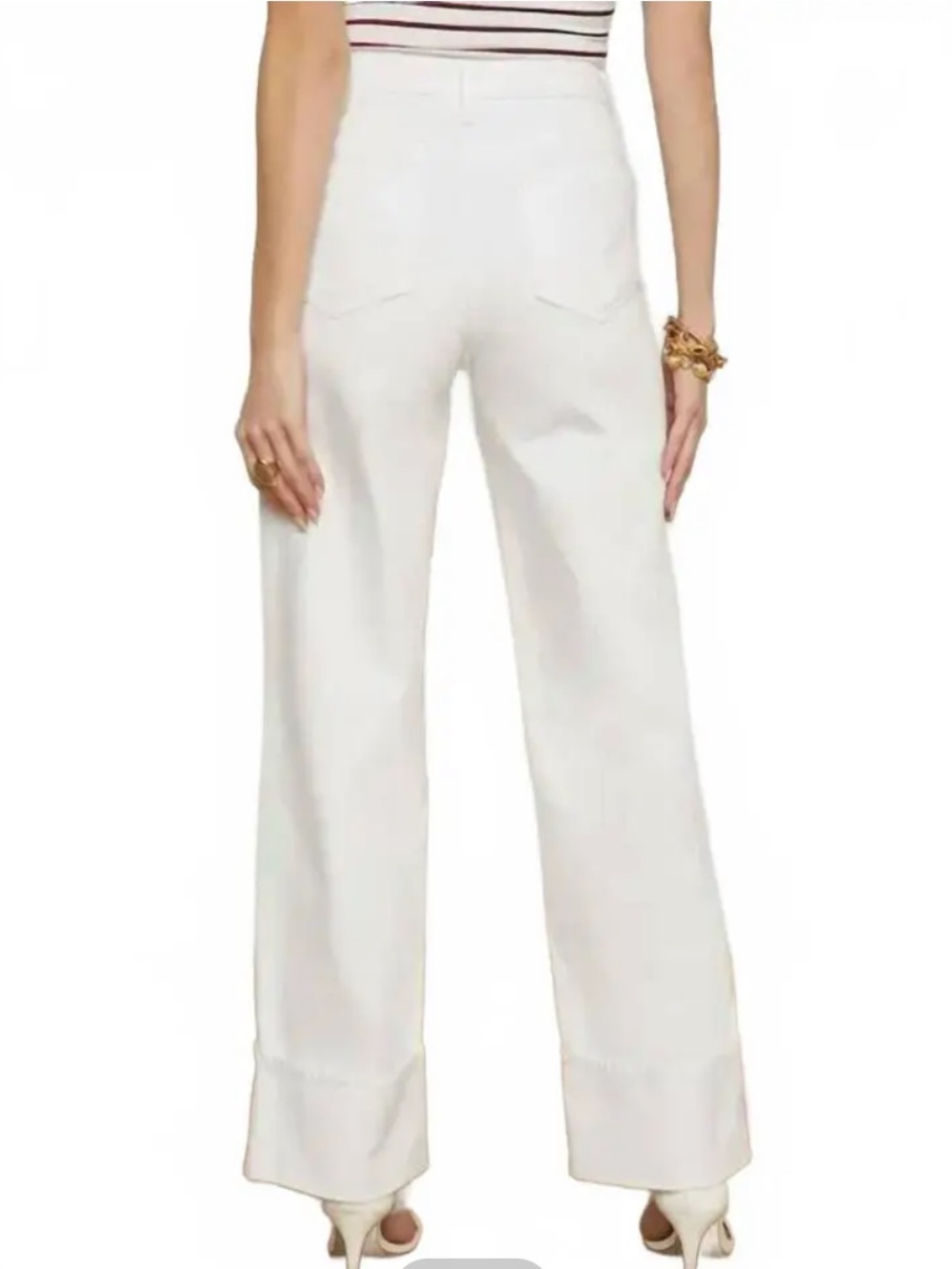 L’Agence Miley Wide Leg Cuff Jeans - NWT! - Picture 3 of 7